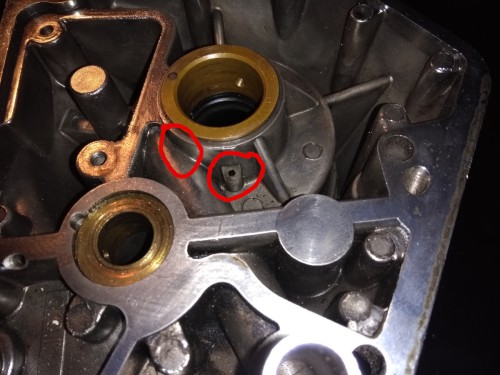 Durchbruch zum Ölkanal